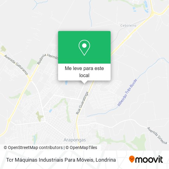 Tcr Máquinas Industriais Para Móveis mapa