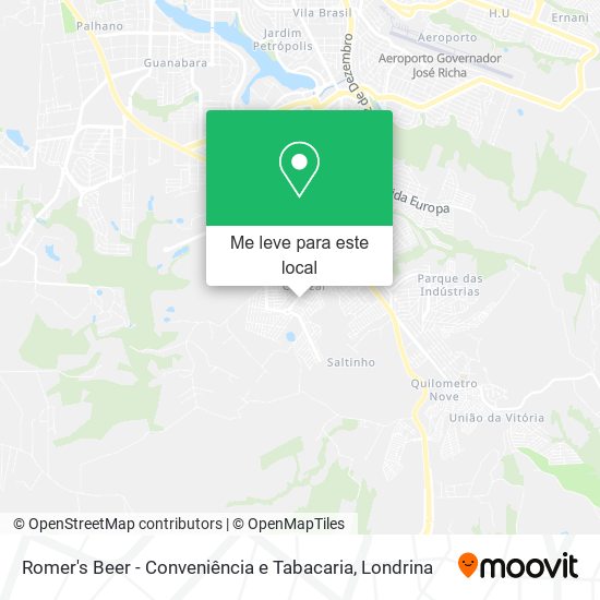 Romer's Beer - Conveniência e Tabacaria mapa