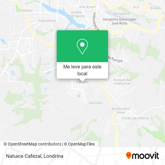 Natuice Cafezal mapa