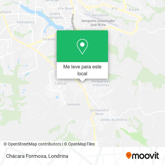 Chácara Formosa mapa