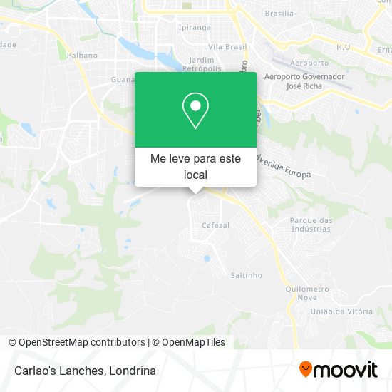 Carlao's Lanches mapa