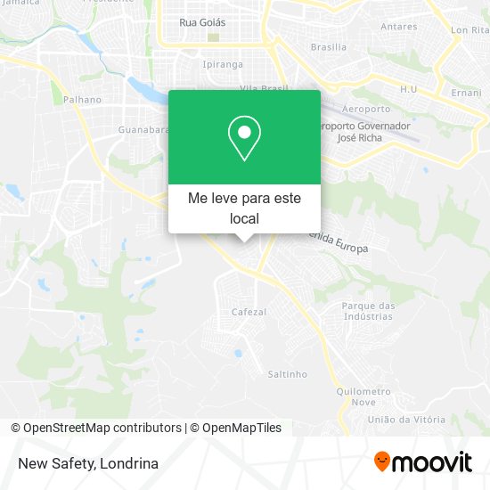 New Safety mapa