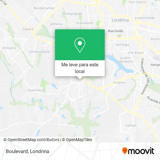 Boulevard mapa