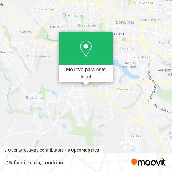 Máfia di Pasta mapa