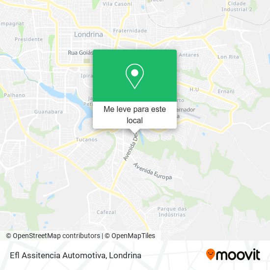 Efl Assitencia Automotiva mapa