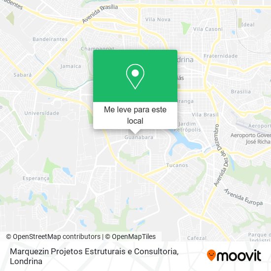 Marquezin Projetos Estruturais e Consultoria mapa