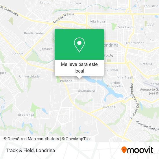 Track & Field mapa