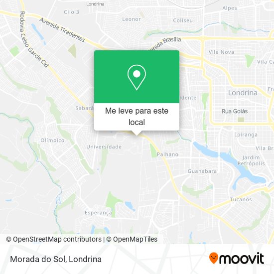 Morada do Sol mapa