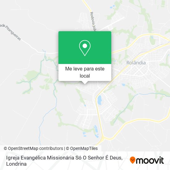 Igreja Evangélica Missionária Só O Senhor É Deus mapa