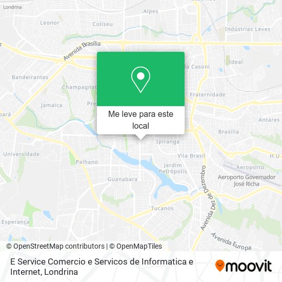 E Service Comercio e Servicos de Informatica e Internet mapa