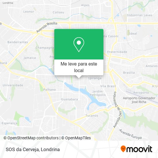 SOS da Cerveja mapa