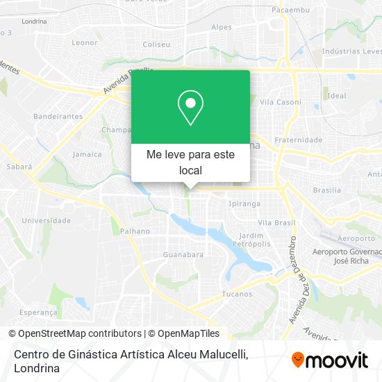 Centro de Ginástica Artística Alceu Malucelli mapa