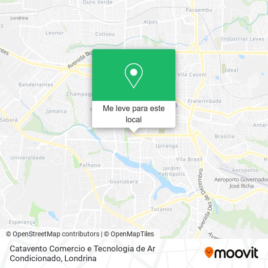 Catavento Comercio e Tecnologia de Ar Condicionado mapa