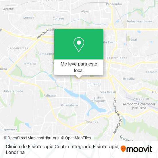 Clínica de Fisioterapia Centro Integrado Fisioterapia mapa