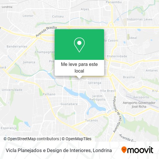 Vicla Planejados e Design de Interiores mapa