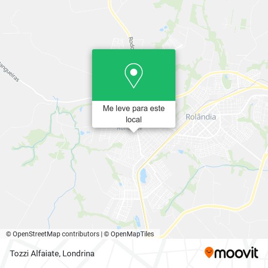 Tozzi Alfaiate mapa