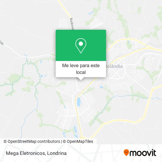 Mega Eletronicos mapa