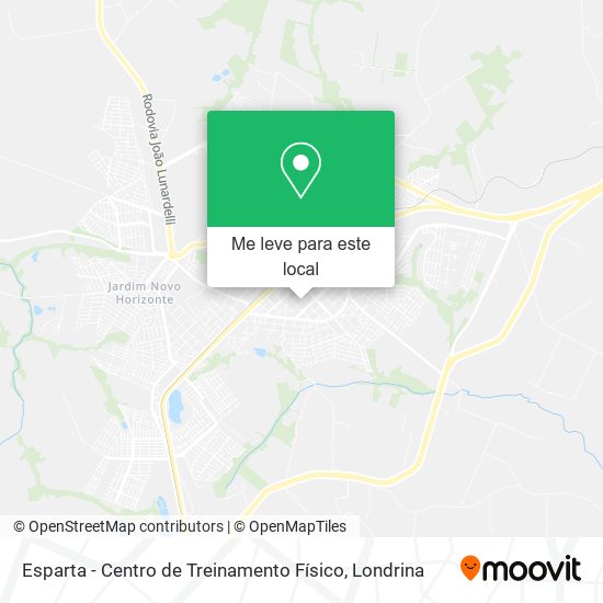 Esparta - Centro de Treinamento Físico mapa