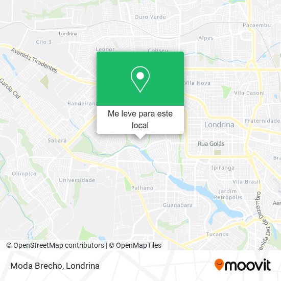 Moda Brecho mapa