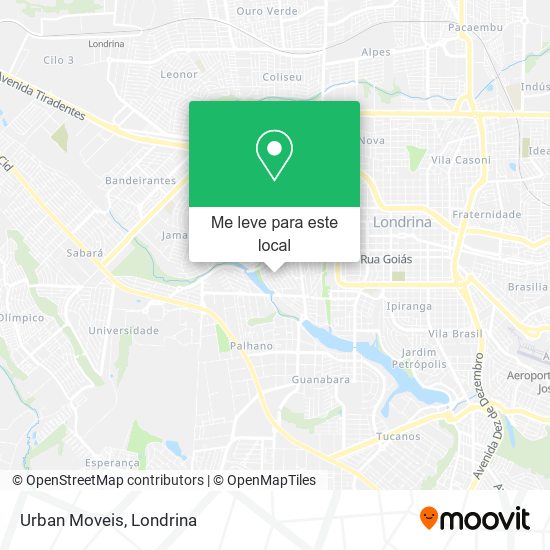 Urban Moveis mapa
