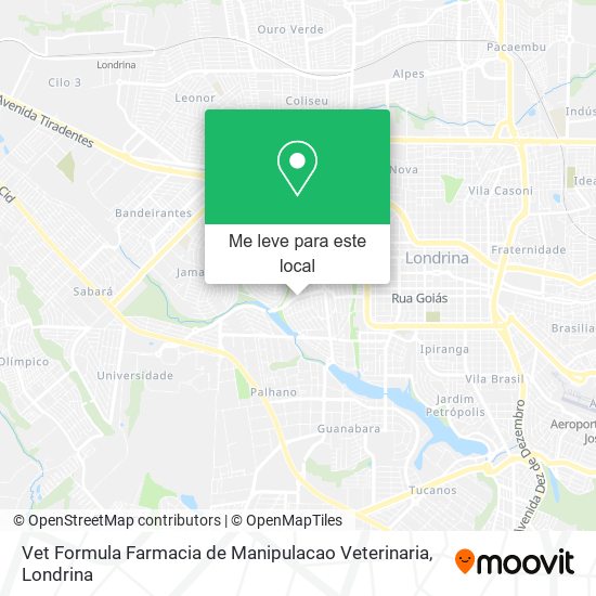 Vet Formula Farmacia de Manipulacao Veterinaria mapa