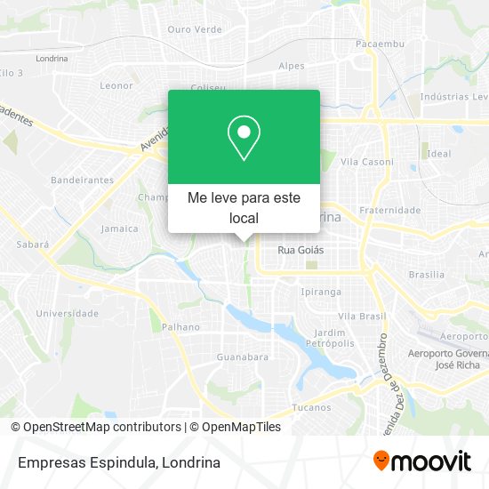 Empresas Espindula mapa