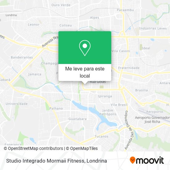 Studio Integrado Mormaii Fitness mapa