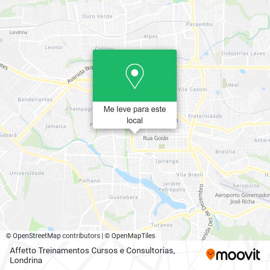 Affetto Treinamentos Cursos e Consultorias mapa