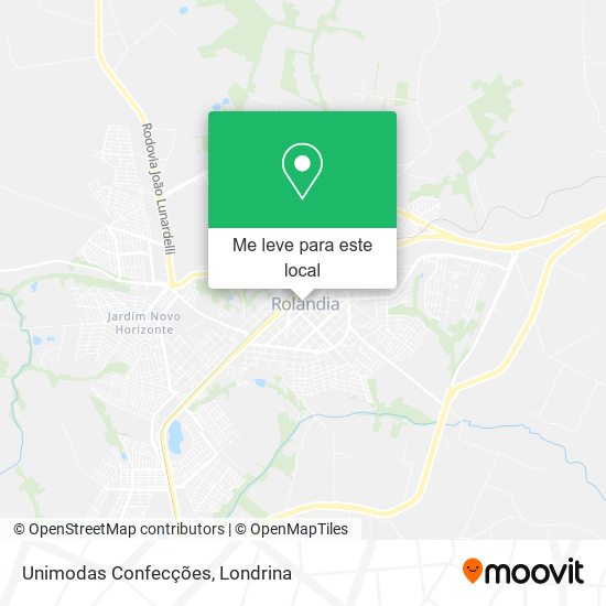 Unimodas Confecções mapa