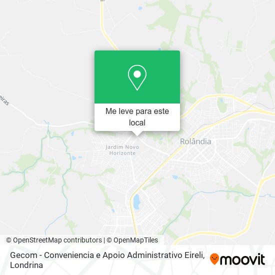 Gecom - Conveniencia e Apoio Administrativo Eireli mapa