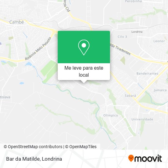 Bar da Matilde mapa