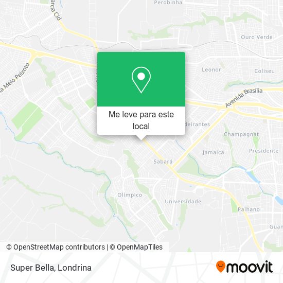 Super Bella mapa