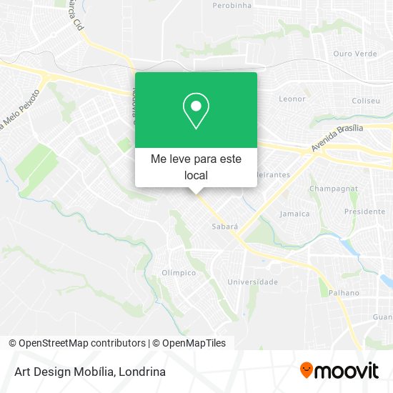 Art Design Mobília mapa