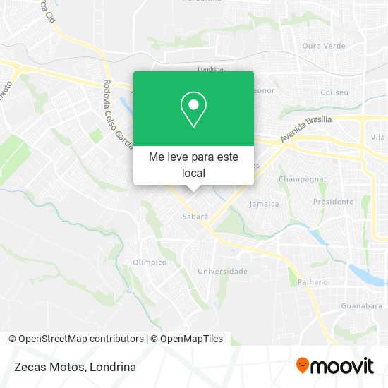 Zecas Motos mapa