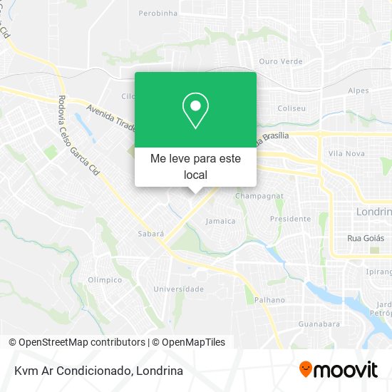 Kvm Ar Condicionado mapa