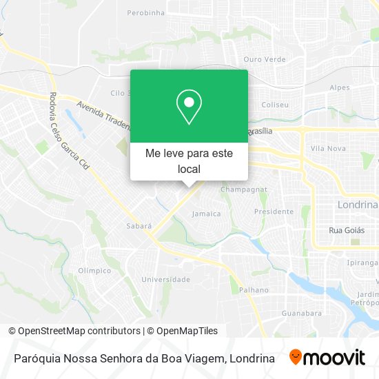 Paróquia Nossa Senhora da Boa Viagem mapa