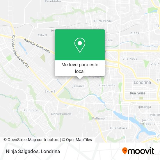 Ninja Salgados mapa