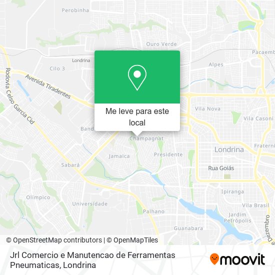 Jrl Comercio e Manutencao de Ferramentas Pneumaticas mapa