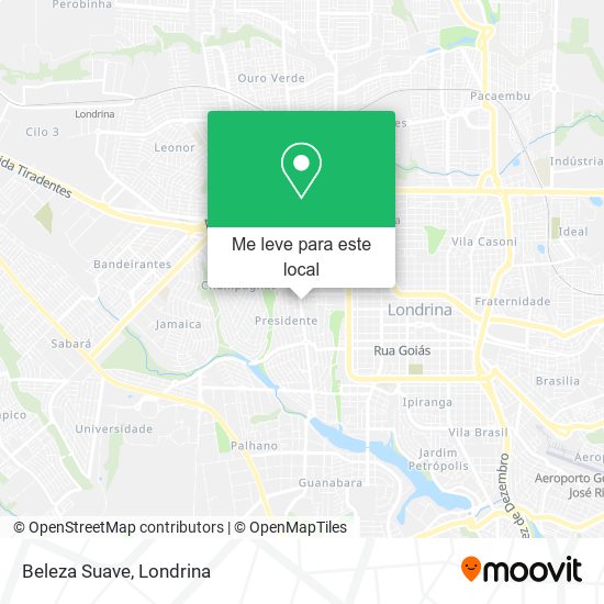 Beleza Suave mapa