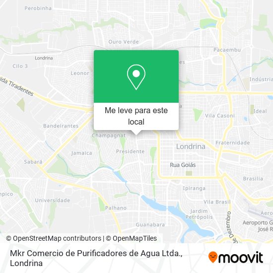 Mkr Comercio de Purificadores de Agua Ltda. mapa