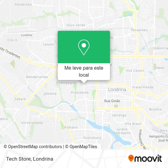 Tech Store mapa