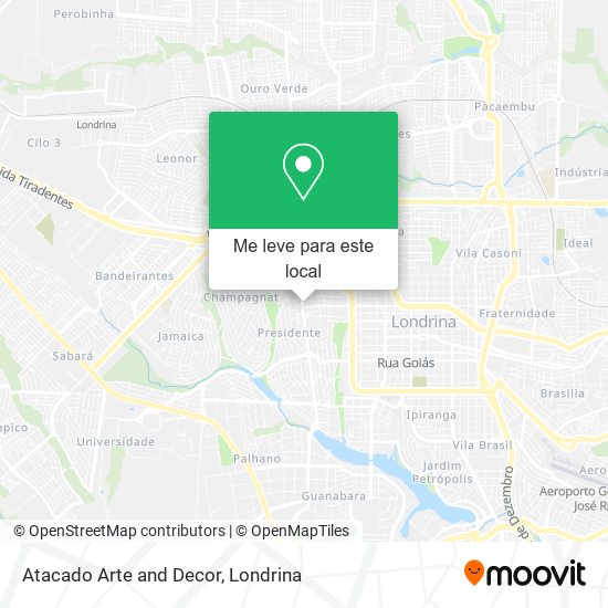 Atacado Arte and Decor mapa