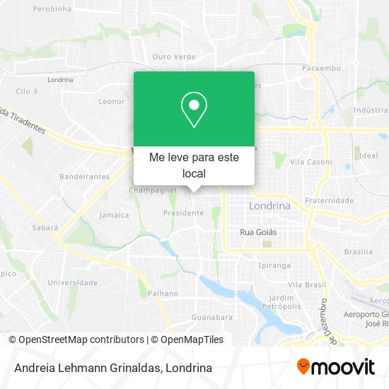 Andreia Lehmann Grinaldas mapa