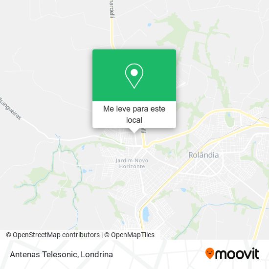 Antenas Telesonic mapa