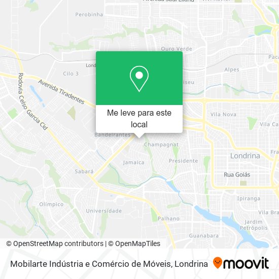 Mobilarte Indústria e Comércio de Móveis mapa