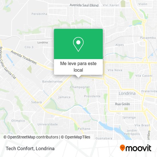 Tech Confort mapa