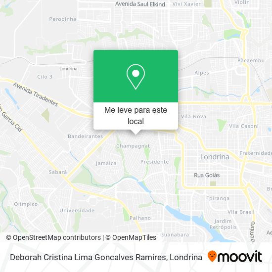 Deborah Cristina Lima Goncalves Ramires mapa