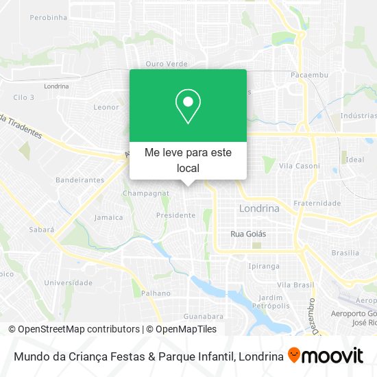 Mundo da Criança Festas & Parque Infantil mapa
