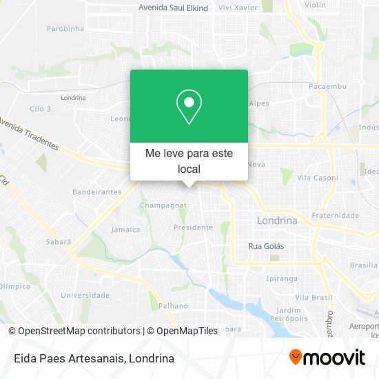 Eida Paes Artesanais mapa