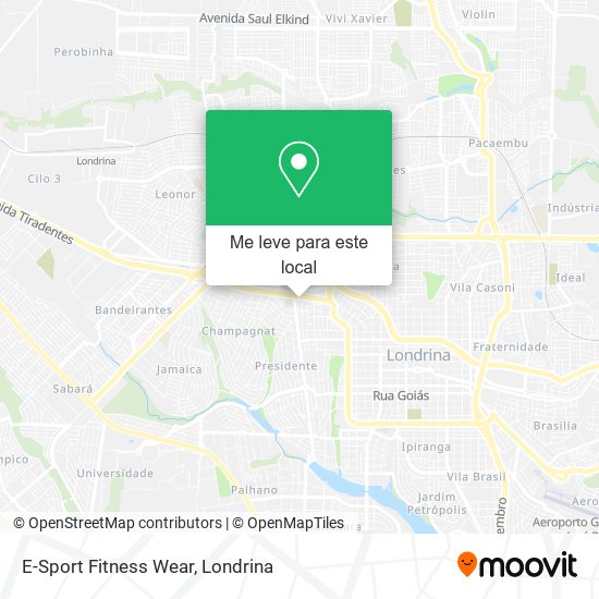 E-Sport Fitness Wear mapa